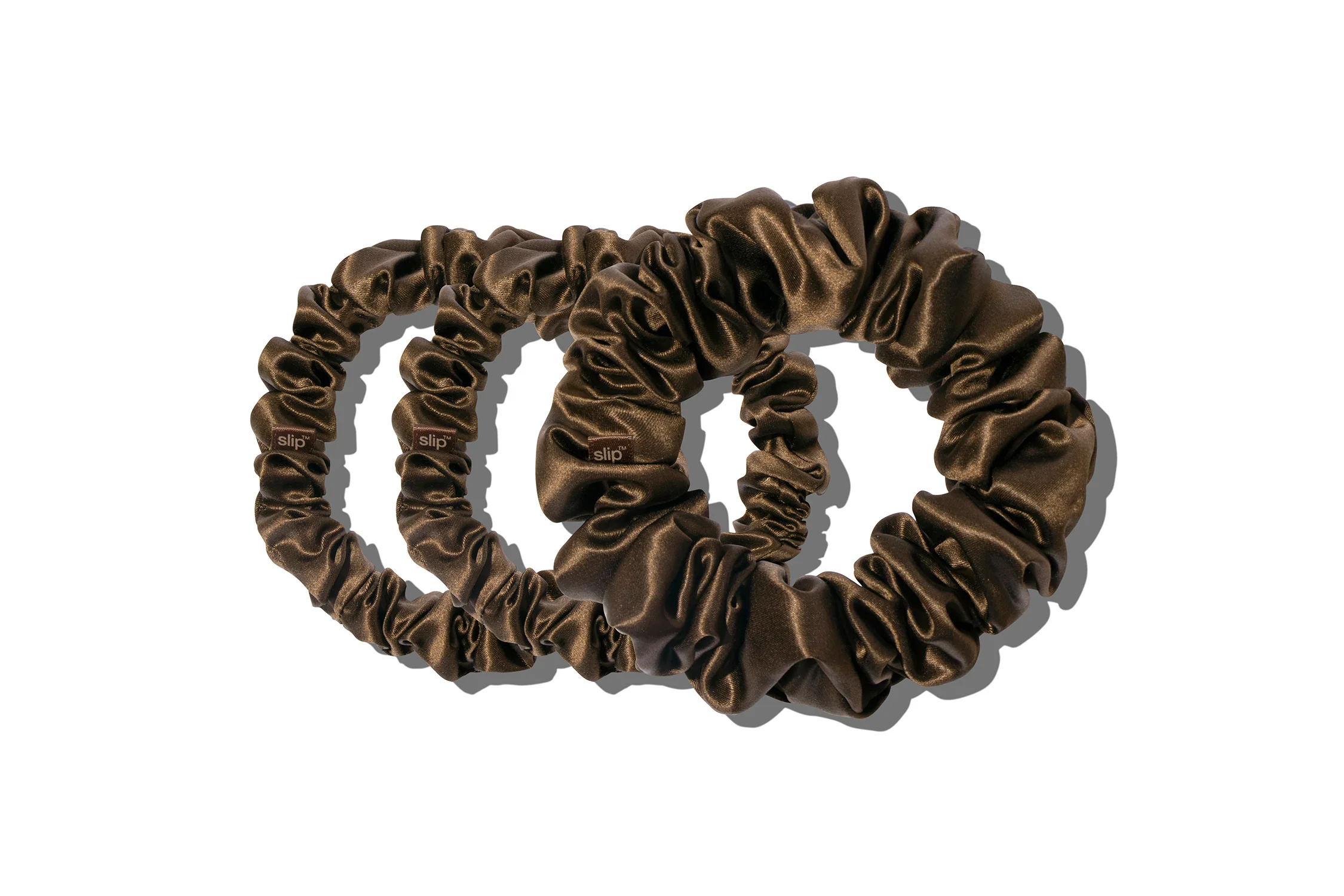 Back to Basics Dark Brown Midi/Large Scrunchie Set - Image 2