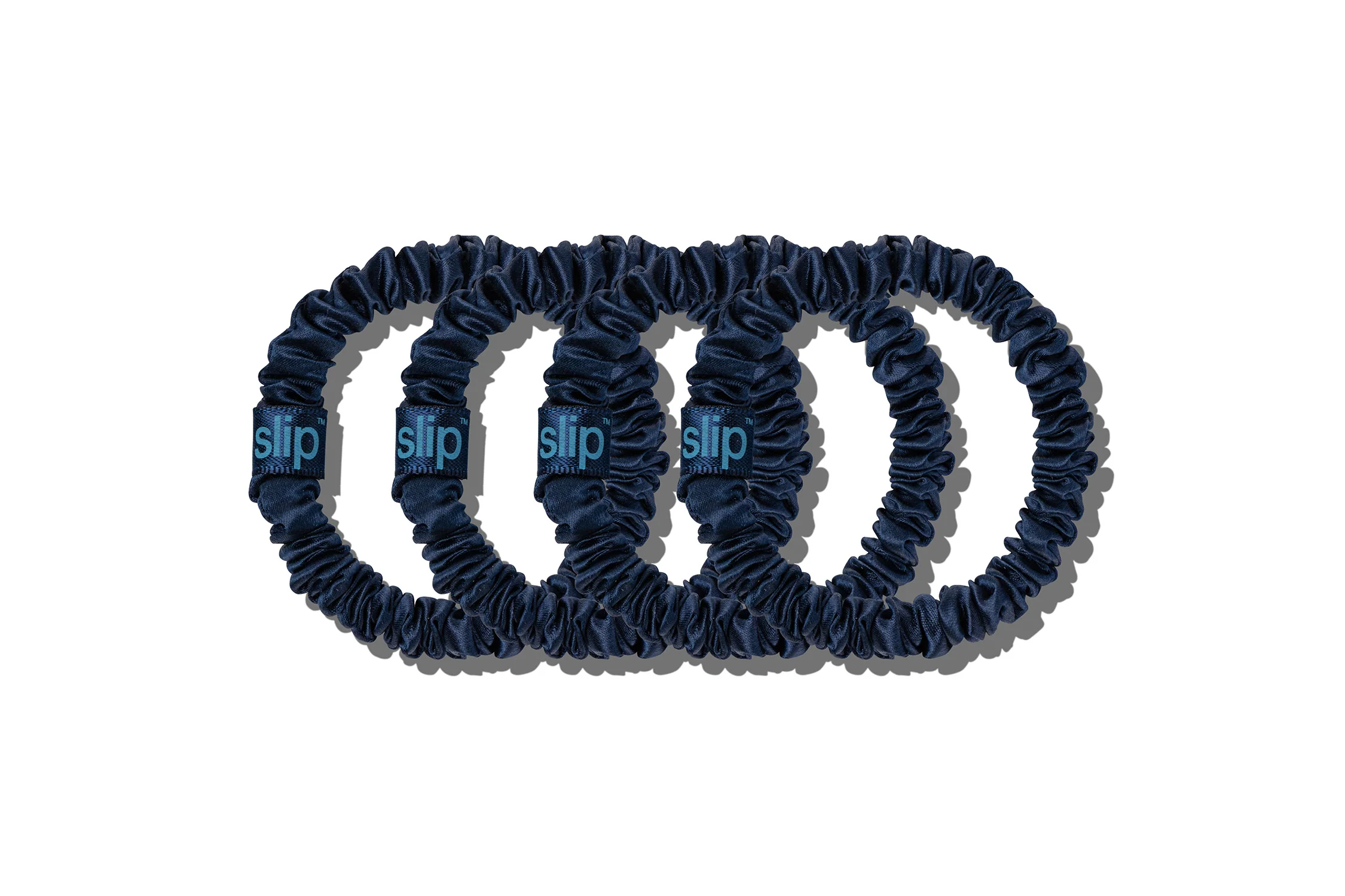 Back to School Navy Skinny Scrunchies - Image 2